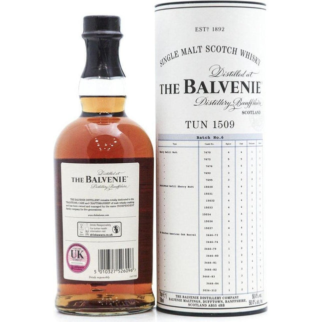 The Balvenie TUN 1509 Batch 6 - 70cl 50.4% - The Really Good Whisky Company