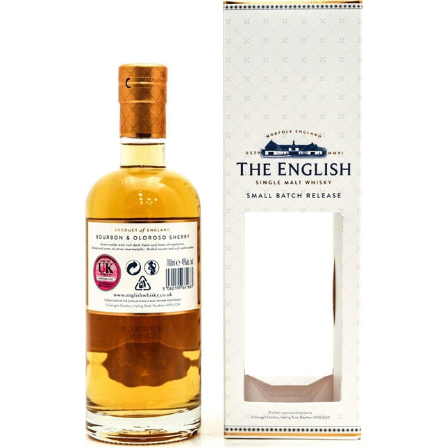 The English Double Cask Single Malt Whisky - 70cl 46%