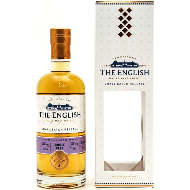 The English Double Cask Single Malt Whisky - 70cl 46%