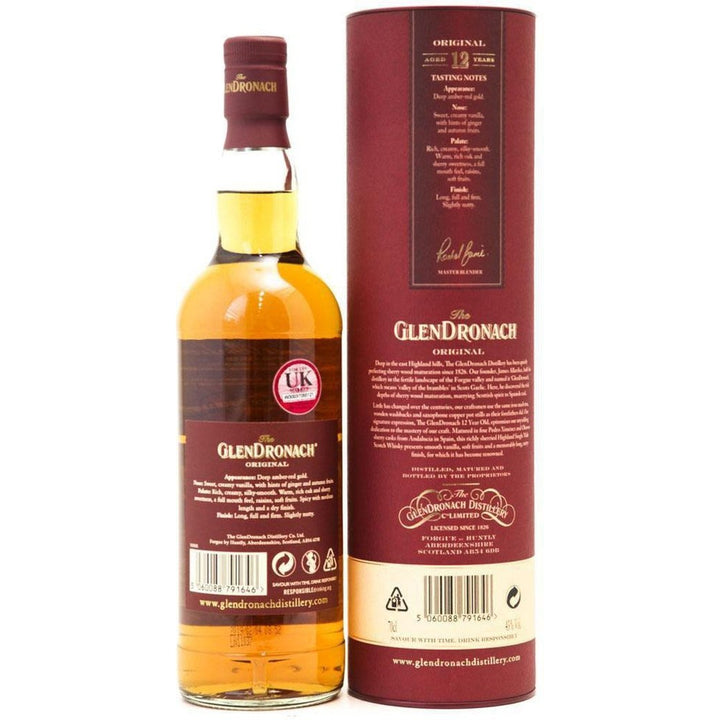 The GlenDronach 12 Year Old - 70cl 43% - The Really Good Whisky Company