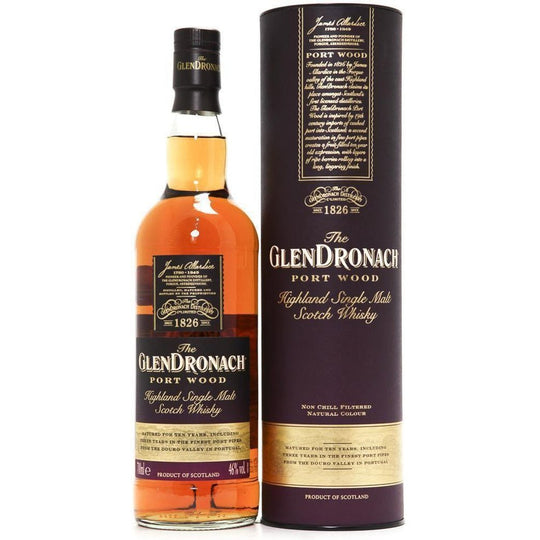 The GlenDronach Portwood 10 Year Old Single Malt Whisky