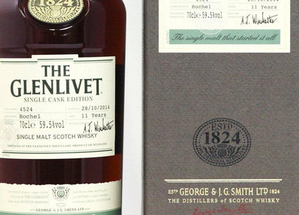 The Glenlivet 11 Year Old Cask Strength Bochel Single Malt Whisky - The Really Good Whisky Company