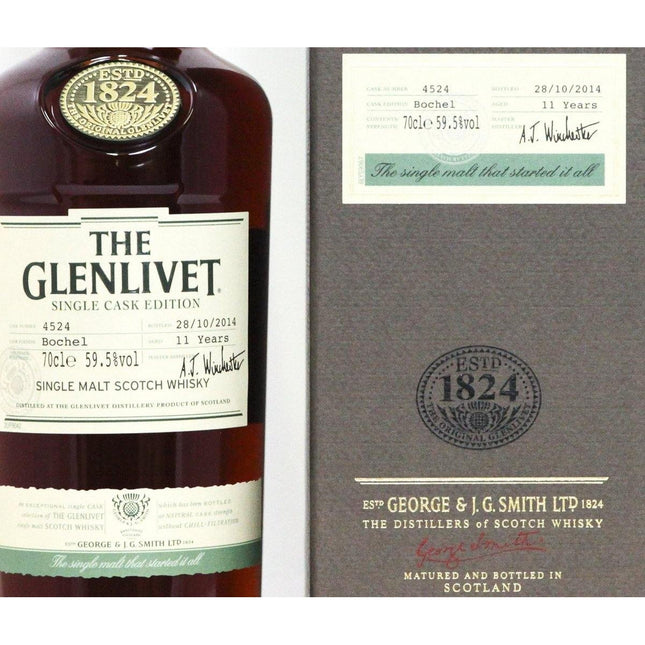 The Glenlivet 11 Year Old Cask Strength Bochel Single Malt Whisky - The Really Good Whisky Company