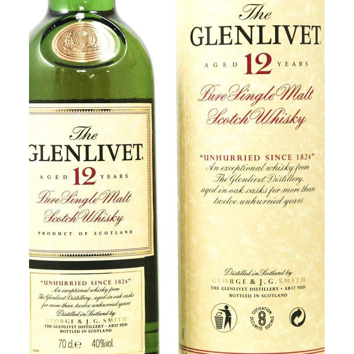 The Glenlivet 12 Year Old Whisky Unhurried since 1824 - The Really Good Whisky Company