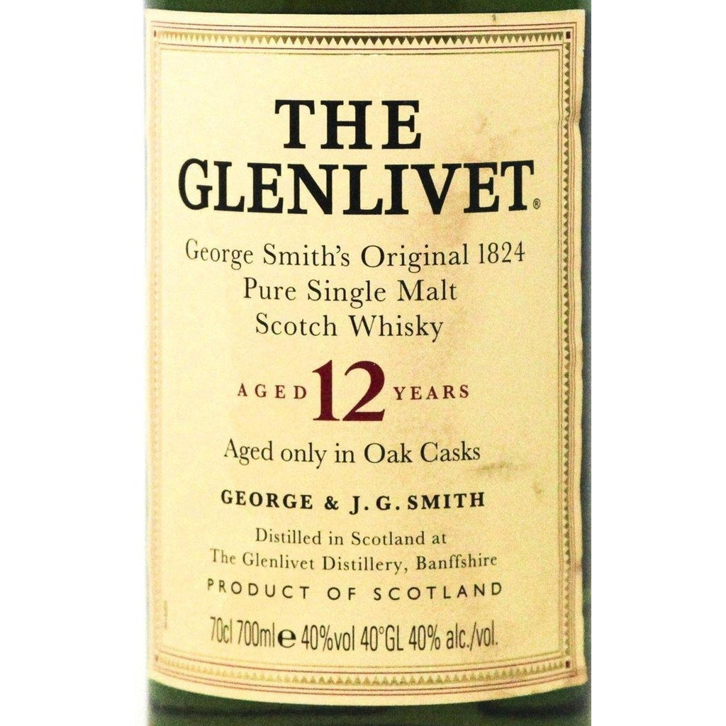 The Glenlivet 12 Year Old Whisky Unhurried since 1824 - The Really Good Whisky Company