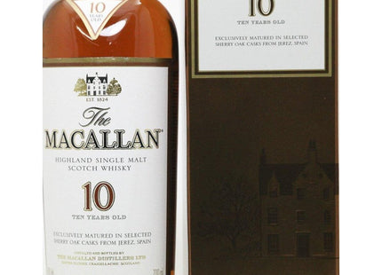 The Macallan 10 Year Old Sherry Oak Single Malt Scotch Whisky - The Really Good Whisky Company