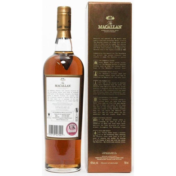 The Macallan 10 Year Old Sherry Oak Single Malt Scotch Whisky - The Really Good Whisky Company