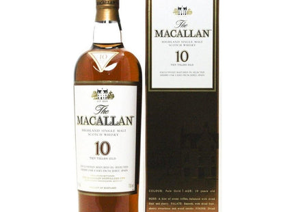 The Macallan 10 Year Old Sherry Oak Single Malt Scotch Whisky - The Really Good Whisky Company