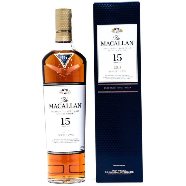 The Macallan 15 Year Old Double Cask Single Malt Scotch Whisky - 70cl 43%