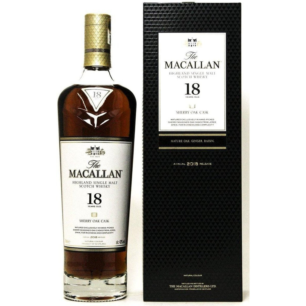 The Macallan 18 year old 2018 Annual Release Scotch Whisky - The Really Good Whisky Company