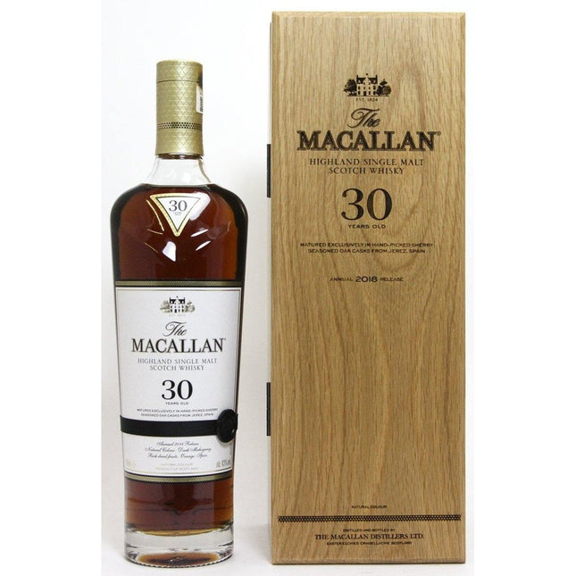 The Macallan 30 Year Old Sherry Oak Single Malt Scotch Whisky | 2018 - The Really Good Whisky Company