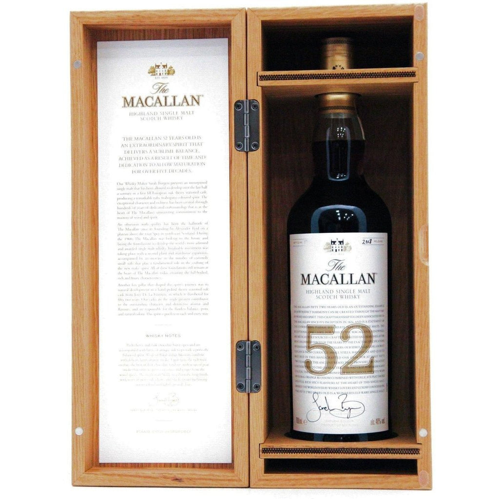 The Macallan 52 Year Old (2018 Release) - 70cl 48% - The Really Good Whisky Company