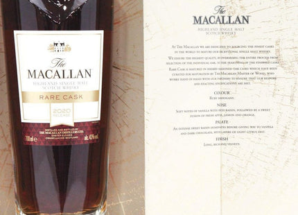 The Macallan Rare Cask (2020 Release) - 70cl 43% - The Really Good Whisky Company
