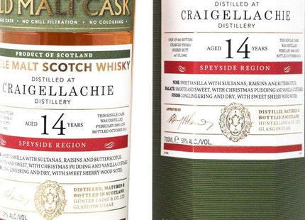 The Old Malt Cask Craigellachie 2000 14 Year Old 2014 Scotch Whisky - The Really Good Whisky Company