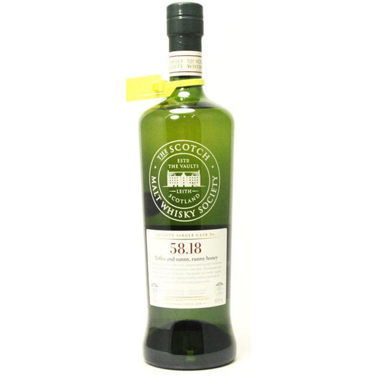 The Scotch Malt Whisky Society (SMWS)- 58.18  - Toffe and Sunny , Runny Honey