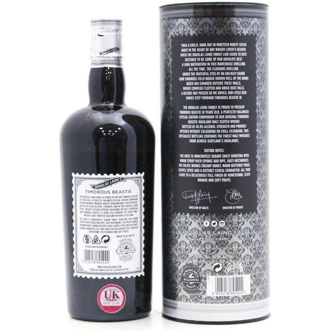 Timorous Beastie 10 Year Old - 70cl 46.8% - The Really Good Whisky Company