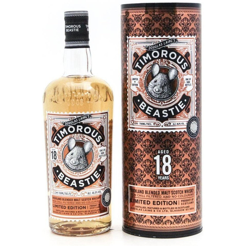 Timorous Beastie 18 Year Old Highland Blended Malt - Douglas Laing 70cl 46% - The Really Good Whisky Company