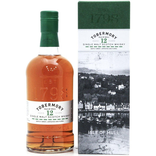 Tobermory 12 Year Old Single Malt Scotch Whisky - 70cl 46.3%