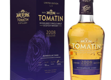 Tomatin 12 Year Old 2008 Monbazillac Cask Single Malt Scotch Whisky - 70cl 46%
