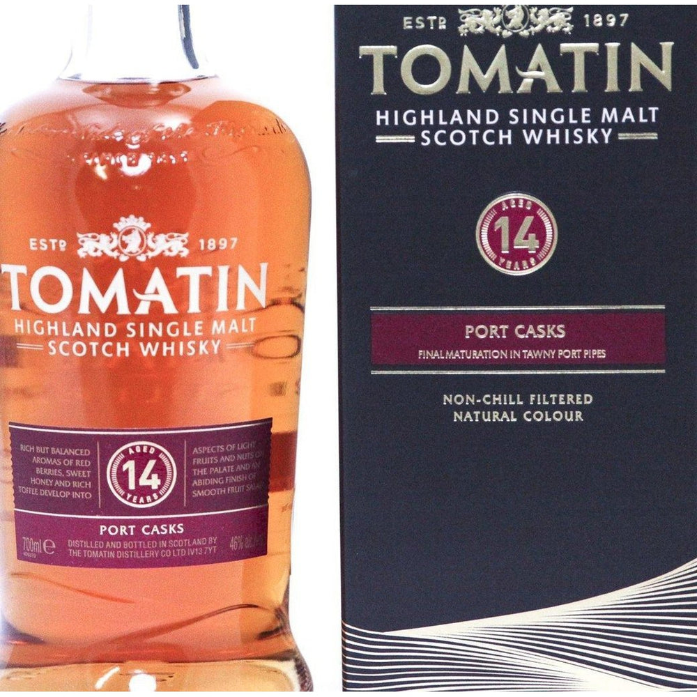 Tomatin 14 Year Old Port Wood Finish Whisky - The Really Good Whisky Company