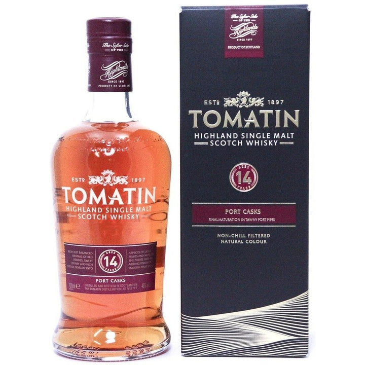 Tomatin 14 Year Old Port Wood Finish Whisky - The Really Good Whisky Company