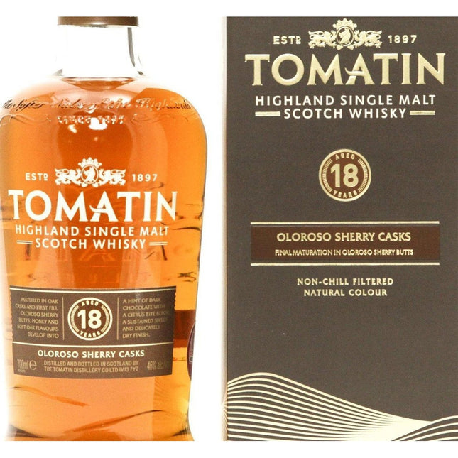 Tomatin 18 Year Old Oloroso Sherry Cask Single Malt - The Really Good Whisky Company