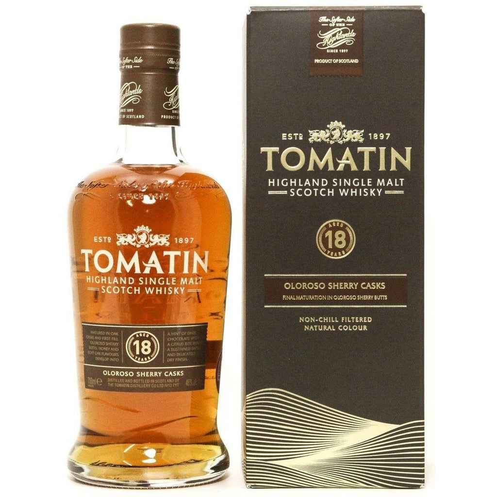 Tomatin 18 Year Old Oloroso Sherry Cask Single Malt - The Really Good Whisky Company