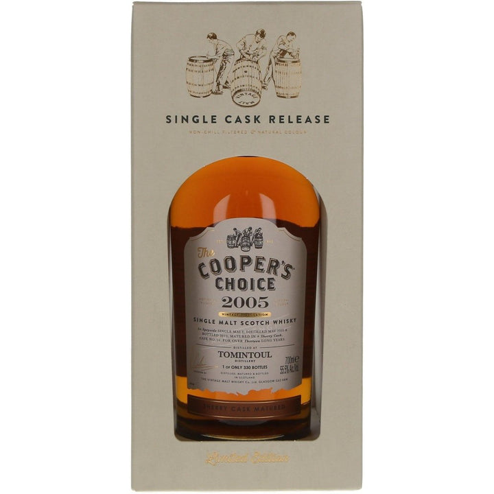 Tomintoul 13 Year Old 2005 Cask 10 The Cooper's Choice - 70cl 55.5% - The Really Good Whisky Company