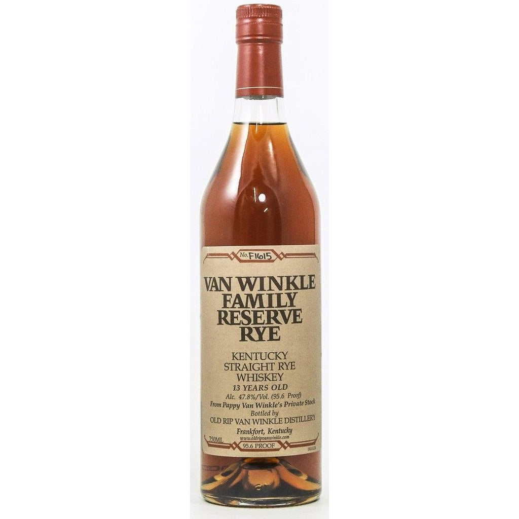 Van Winkle 13 Year Old Family Reserve Rye 2015 Release Whiskey - The Really Good Whisky Company