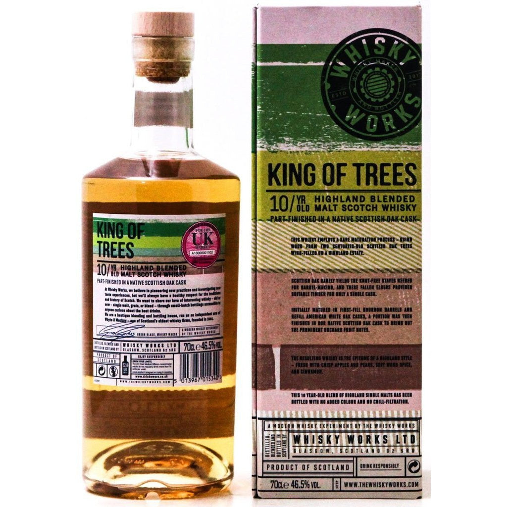 Whisky Works King of Trees 10 Year Old - 70cl 46.5%