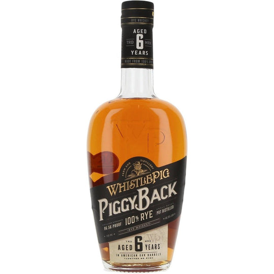 WhistlePig 6 Year Old Piggy Back American Rye Whiskey - 75cl 48.28%