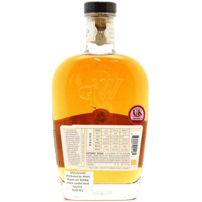 WhistlePig HomeStock Crop 004 - 75cl 43% - The Really Good Whisky Company