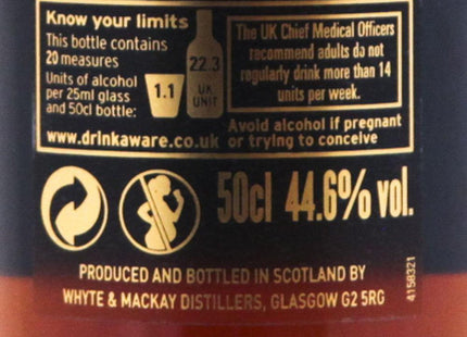 Whyte and MacKay 50 year old 175th Anniversary Whisky - 50cl - The Really Good Whisky Company
