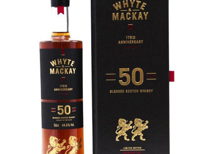 Whyte and MacKay 50 year old 175th Anniversary Whisky - 50cl - The Really Good Whisky Company