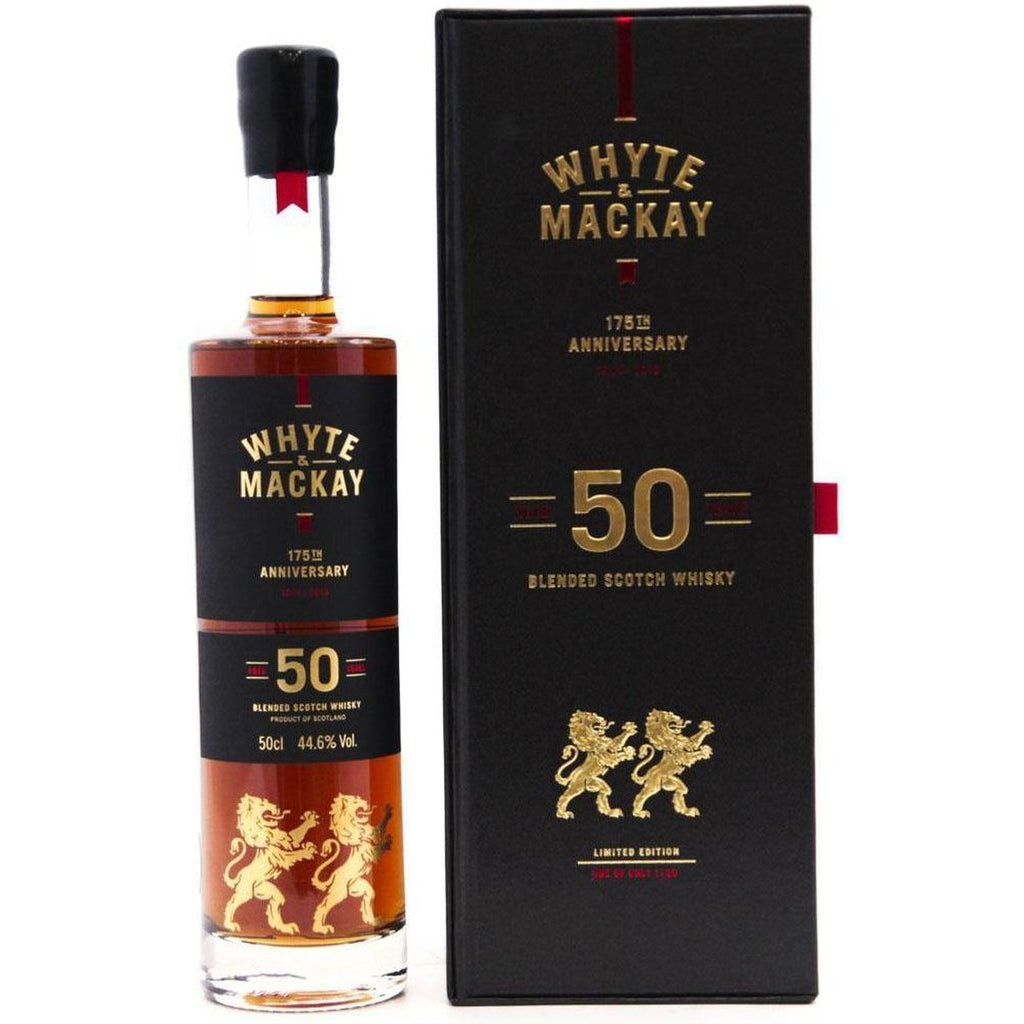 Whyte and MacKay 50 year old 175th Anniversary Whisky - 50cl - The Really Good Whisky Company