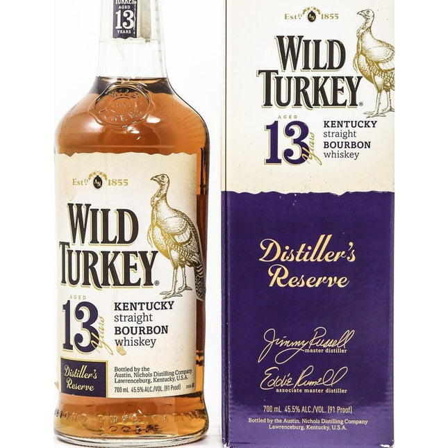 Wild Turkey 13 Year Old Distillers Reserve Whiskey - The Really Good Whisky Company