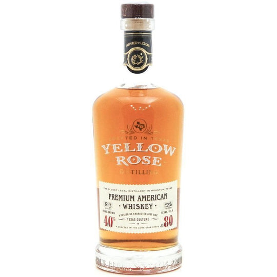 Yellow Rose Premium Blended American Whiskey White Label